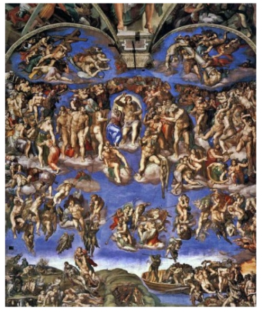 ABBAGLIATI DALLO SPLENDORE E DALLO SPAVENTO.Una lettura del Giudizio Universale di Michelangelo