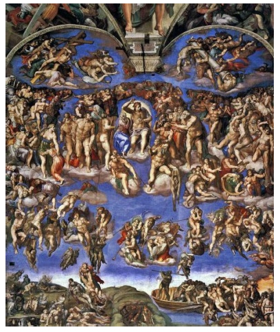 ABBAGLIATI DALLO SPLENDORE E DALLO SPAVENTO.Una lettura del Giudizio Universale di Michelangelo